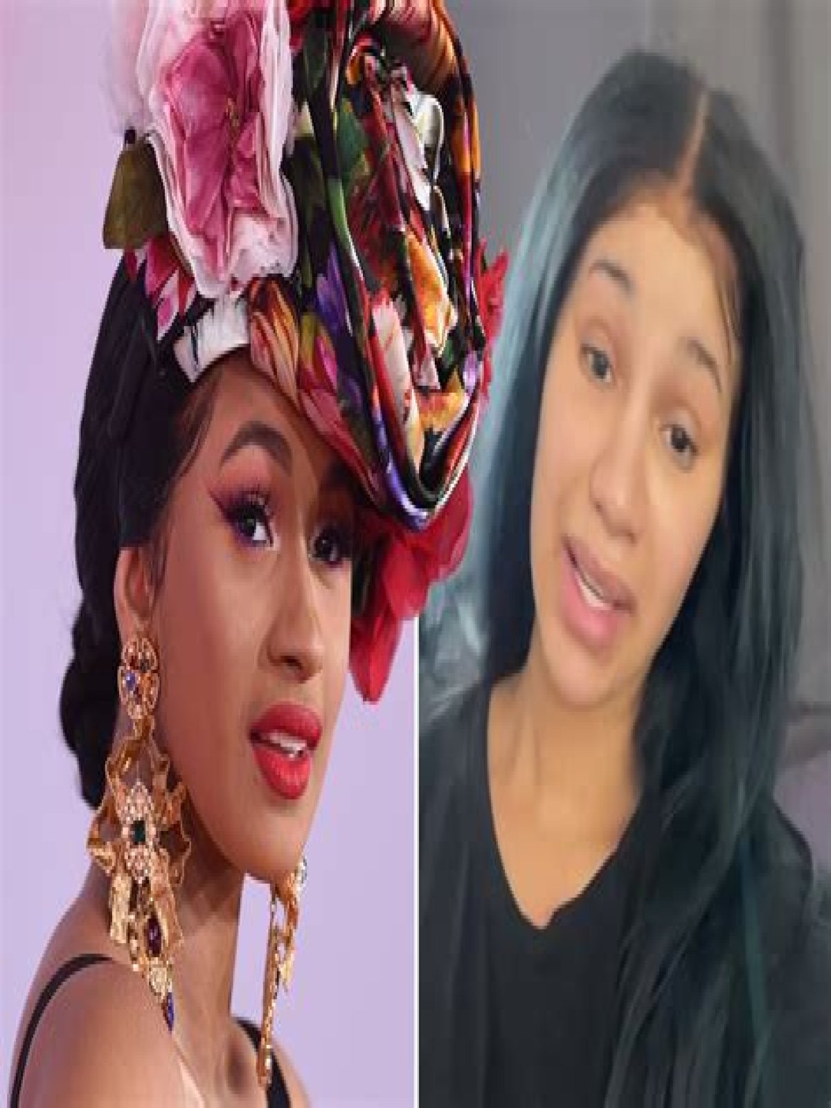Cardi B claps back at haters who slammed her as 'unrecognizable' and 'weird' without makeup