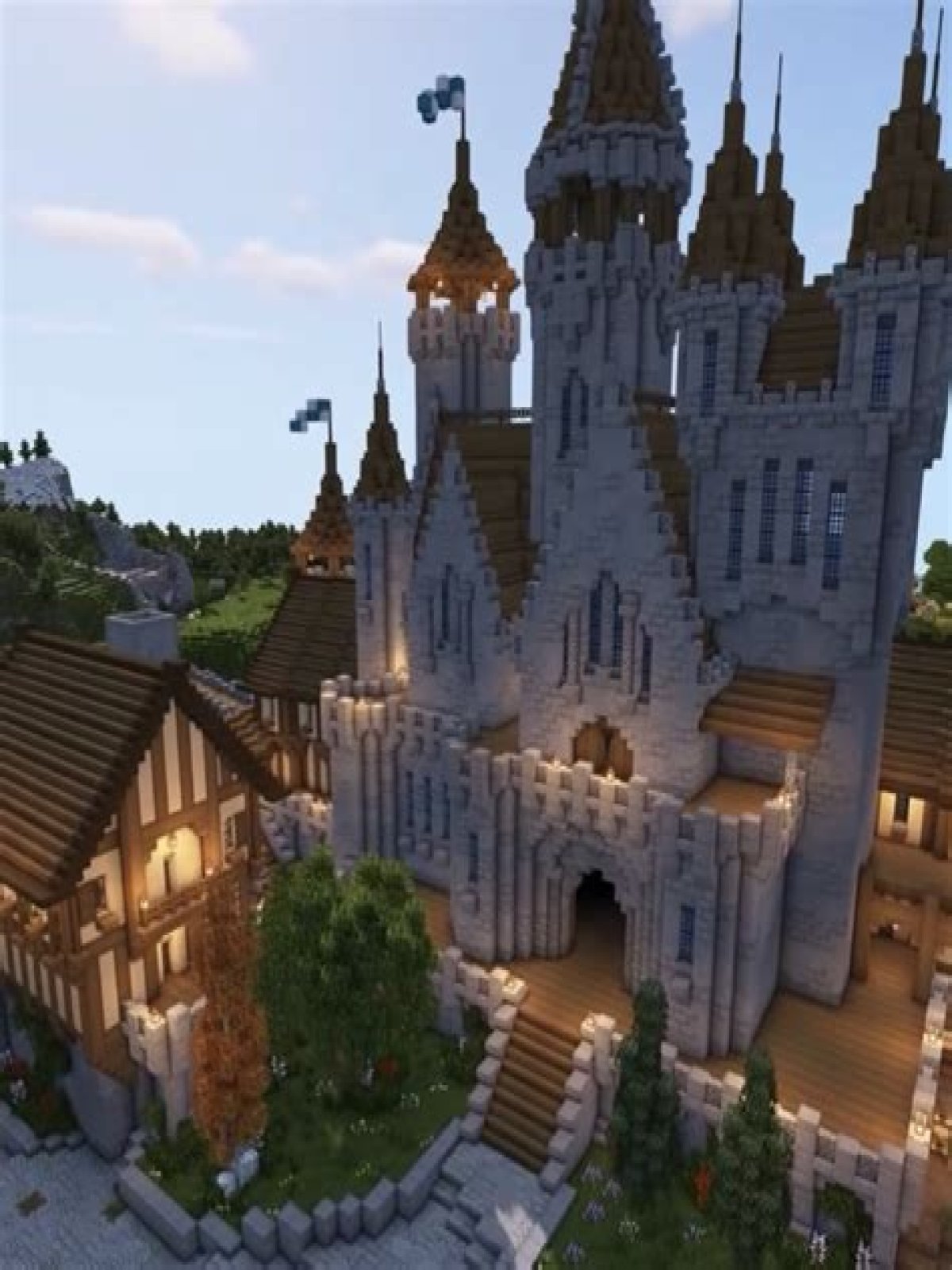 How to build a castle in Minecraft: Blueprints & materials