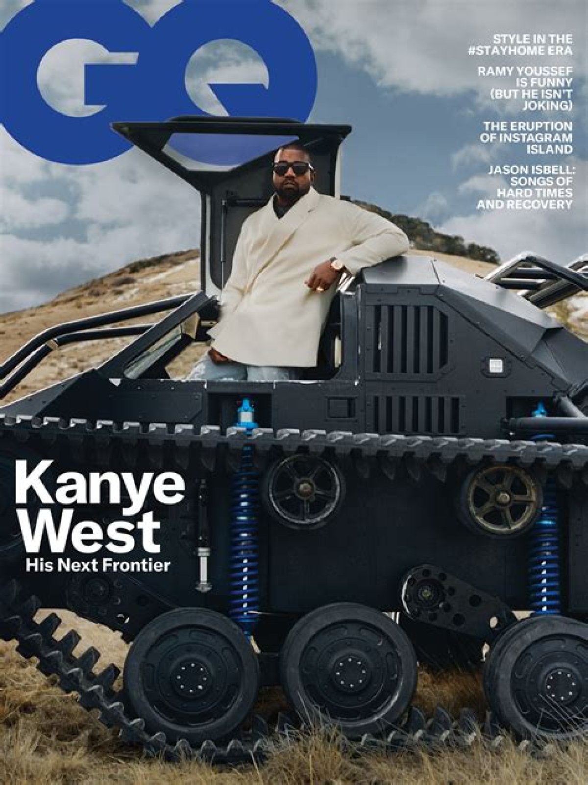 Kanye West Drives a $500,000 Luxury Tank Around His Wyoming Ranch