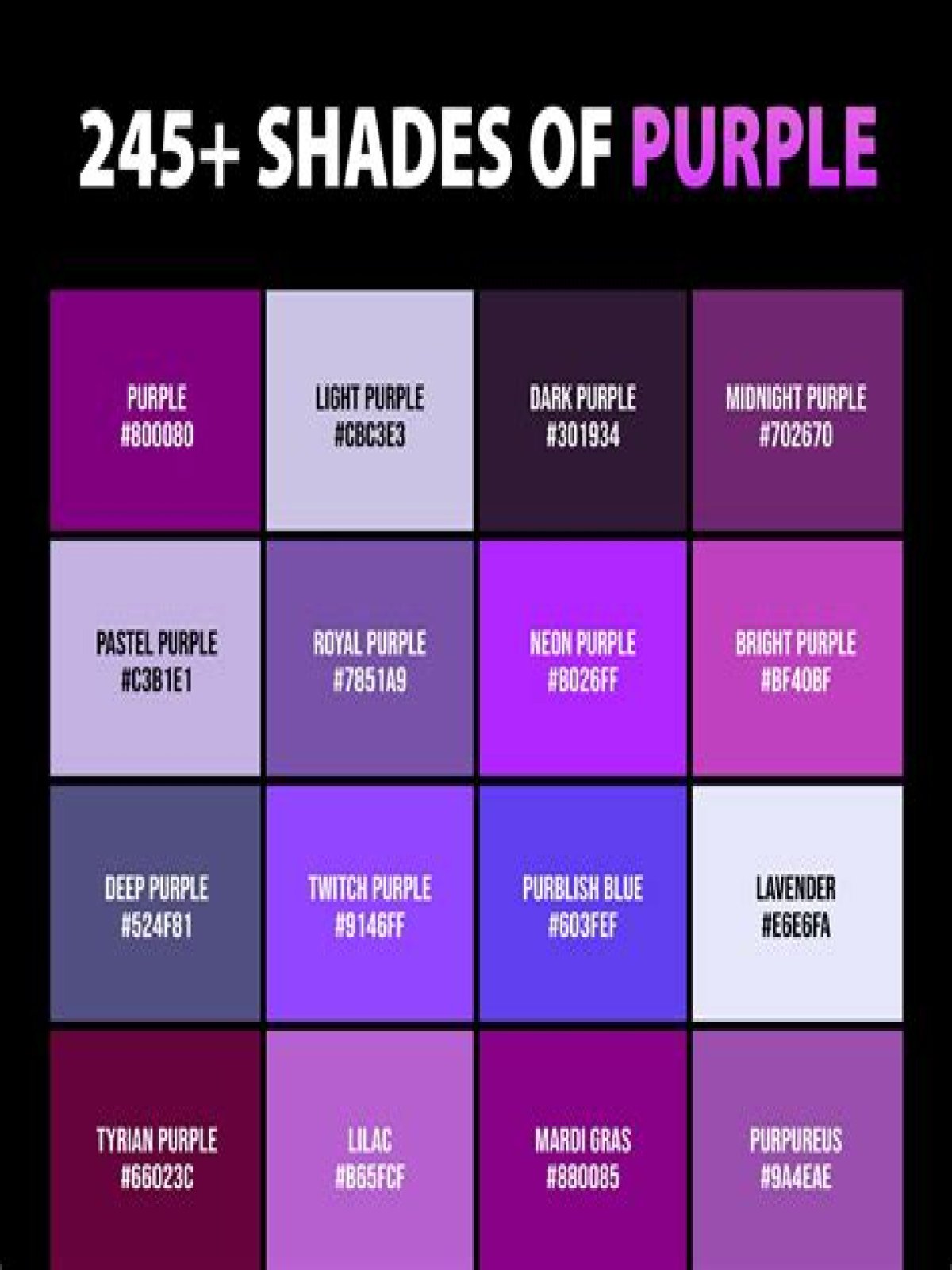 Shades of Purple - A Comprehensive Look at the Different Types of Purple